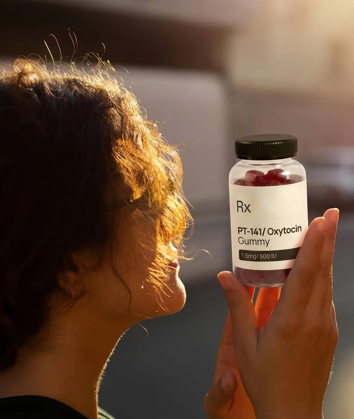 Woman reviewing a personalized intimacy wellness product