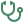 Green stethoscope icon with a U-shaped tube and two earpieces signifying clinical care