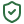 Green shield icon with a white checkmark in the center indicating a guided outcomes between AI symptom checker and patient