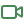 Icon of a video camera indicating video content or recording.