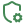 Green shield icon with a circular cog design inside representing secured engagements on Lexconsult