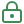 Green padlock icon with a keyhole in the center.
