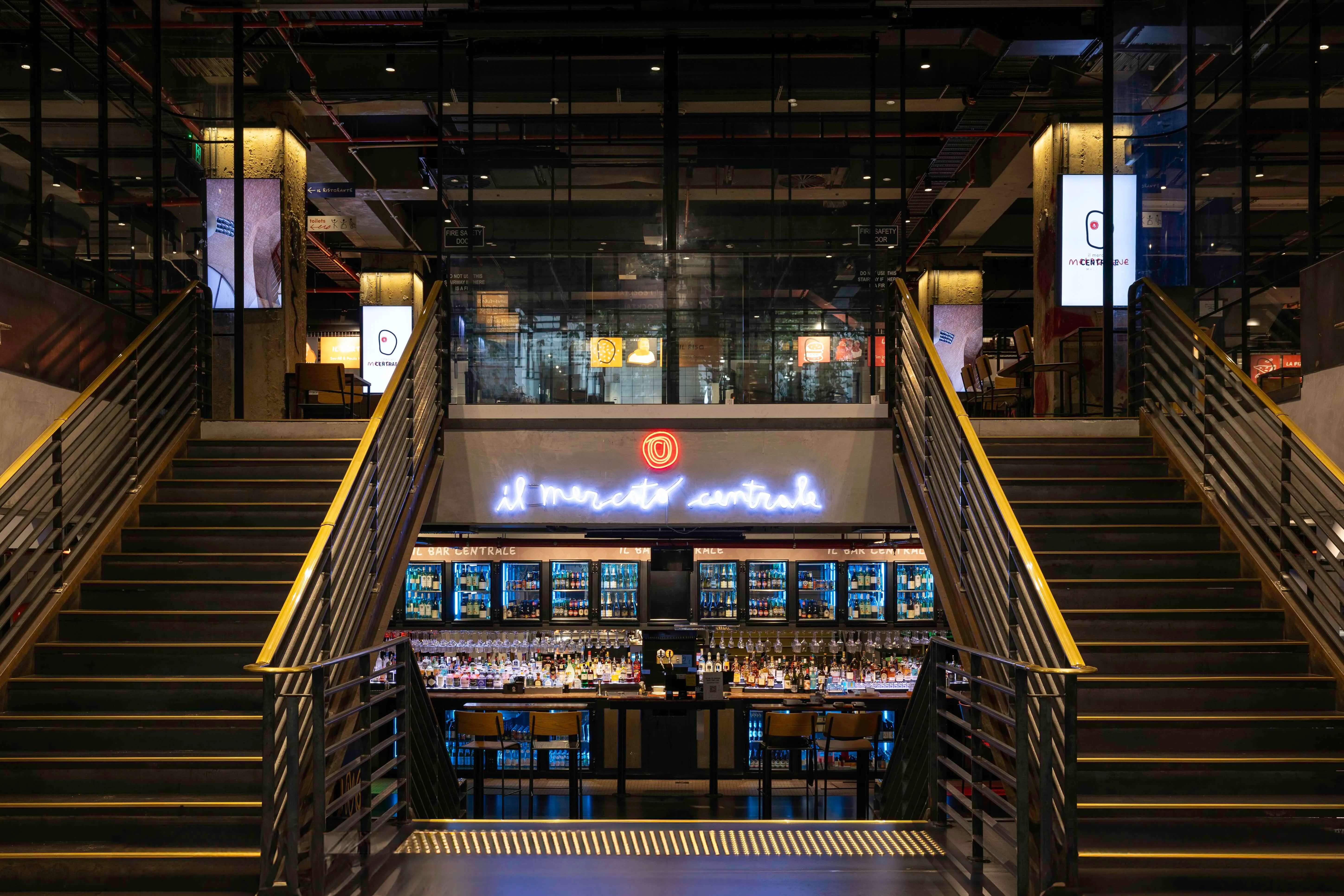 GSP Engineering steel fit-out of il Mercato Centrale Australia in Collins Street