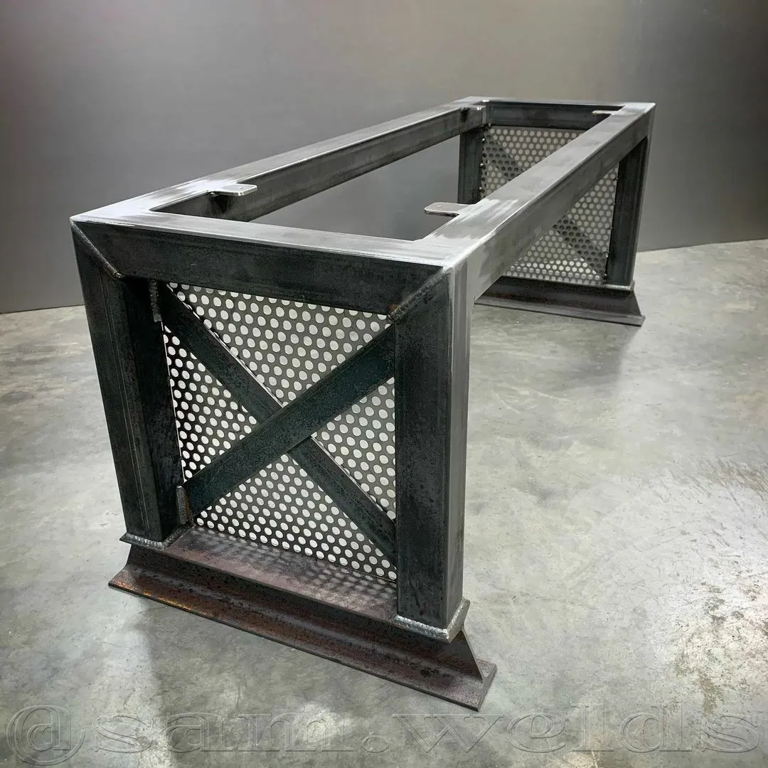 GSP Engineering custom metalwork for office desk frame
