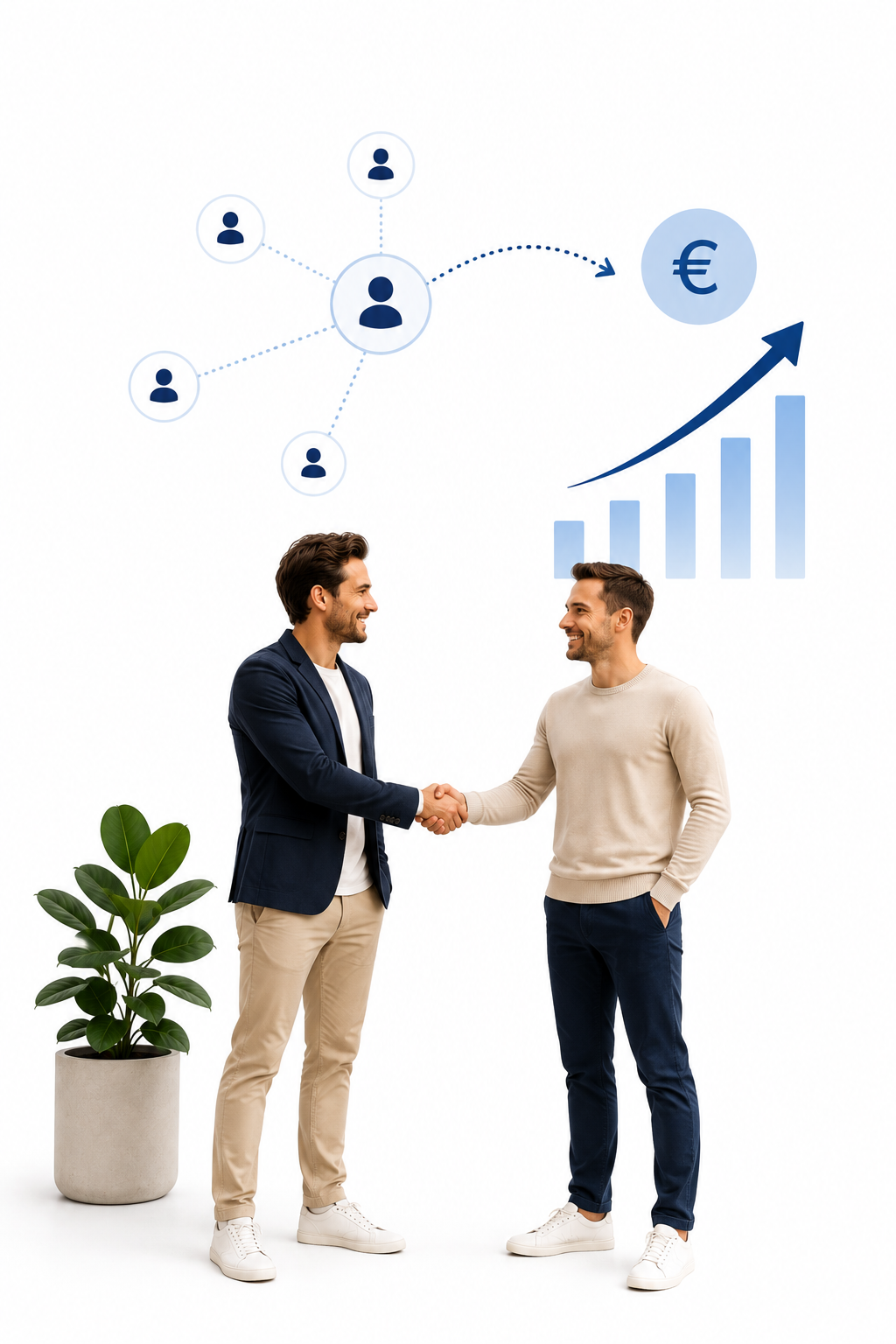 Illustration zum HWC-Vertriebspartnerprogramm