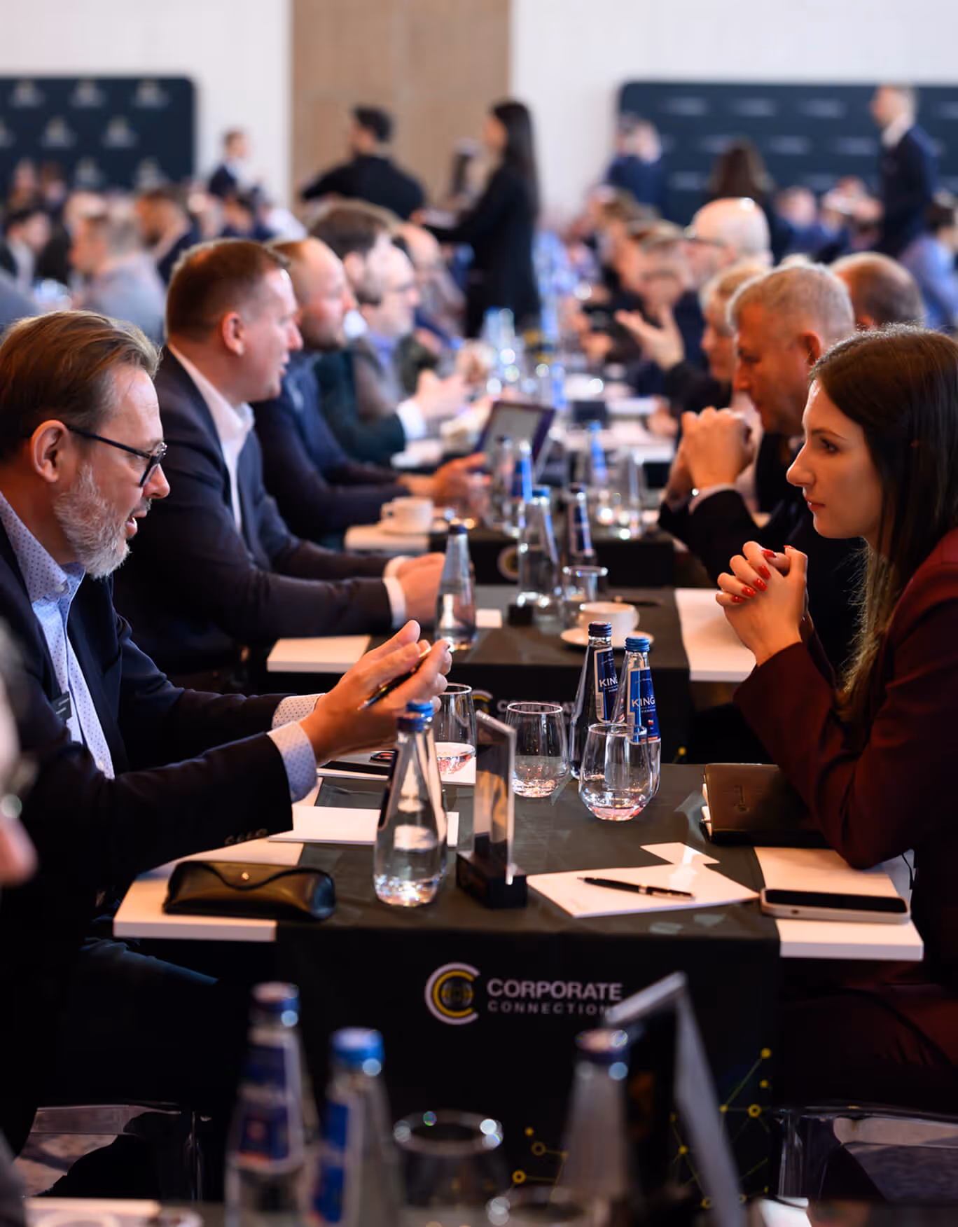 Members seated in pairs for facilitated one-on-ones at the start of a CC US chapter event