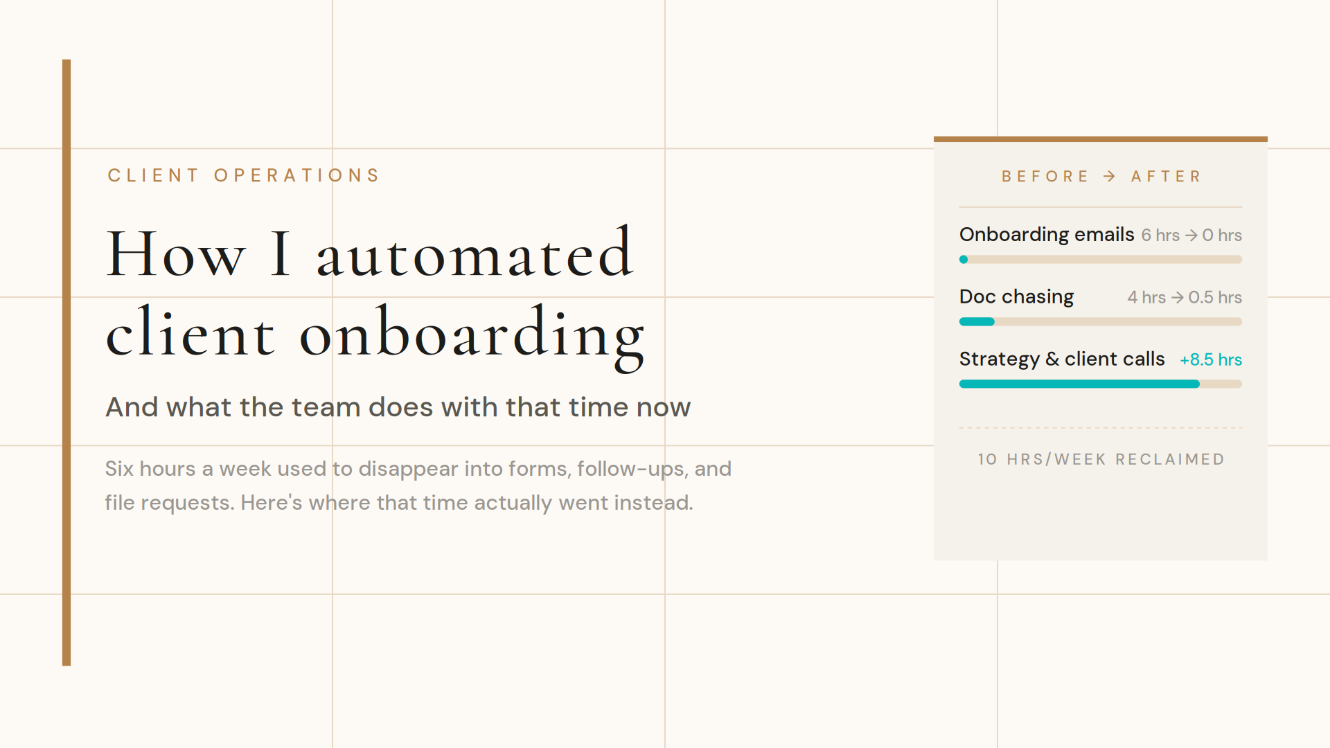 How I Automated Client Onboarding