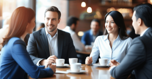 image of event at cafe (for a coffee shop & cafe)