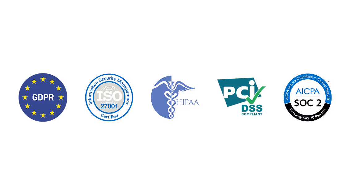 Compliance logos
