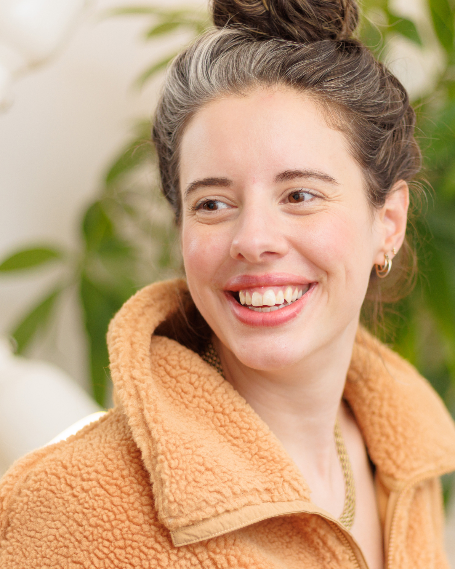 Smiling, candid headshot of Sarah Barradell