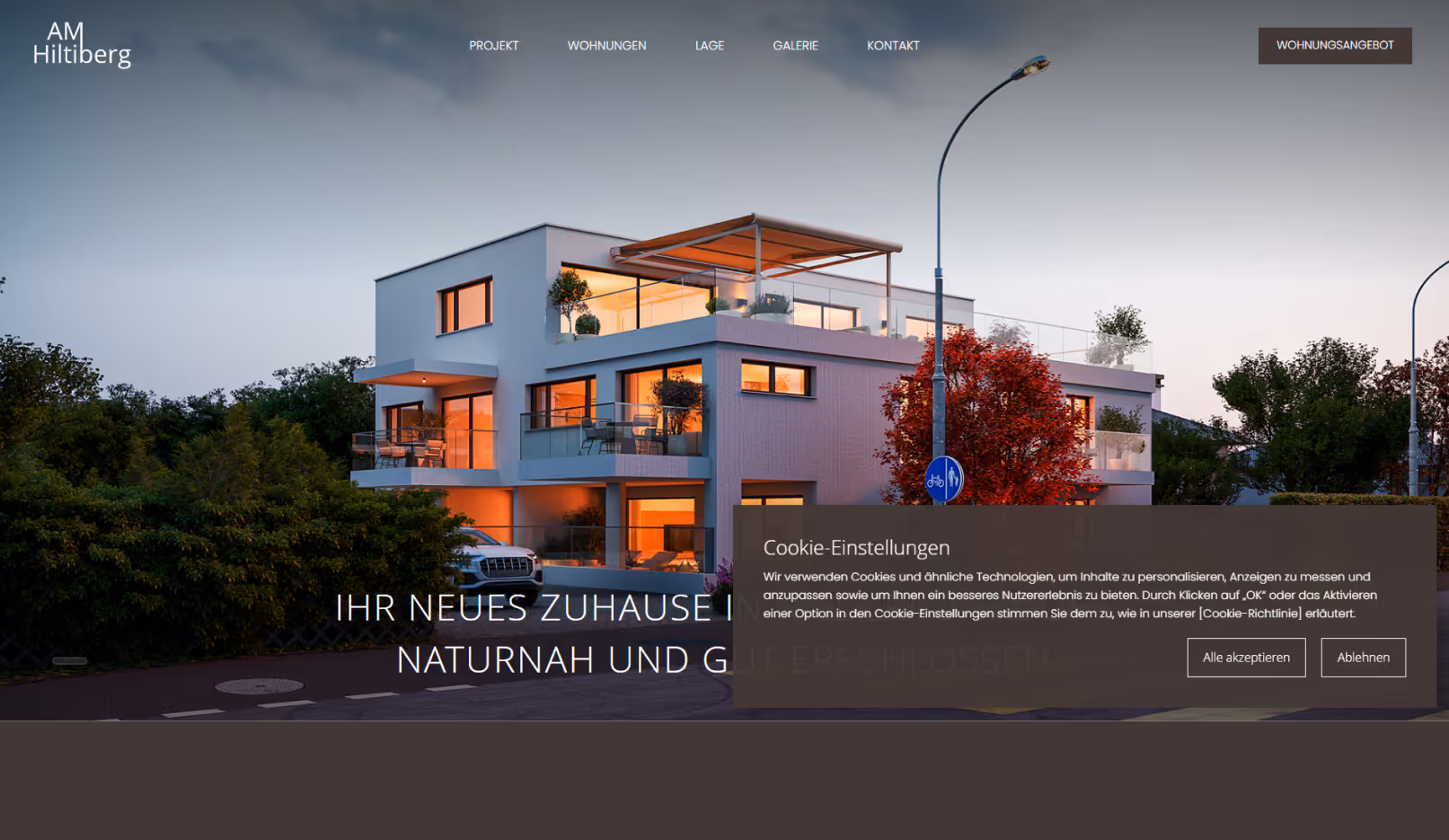 Seeblick Birrwil website — desktop view