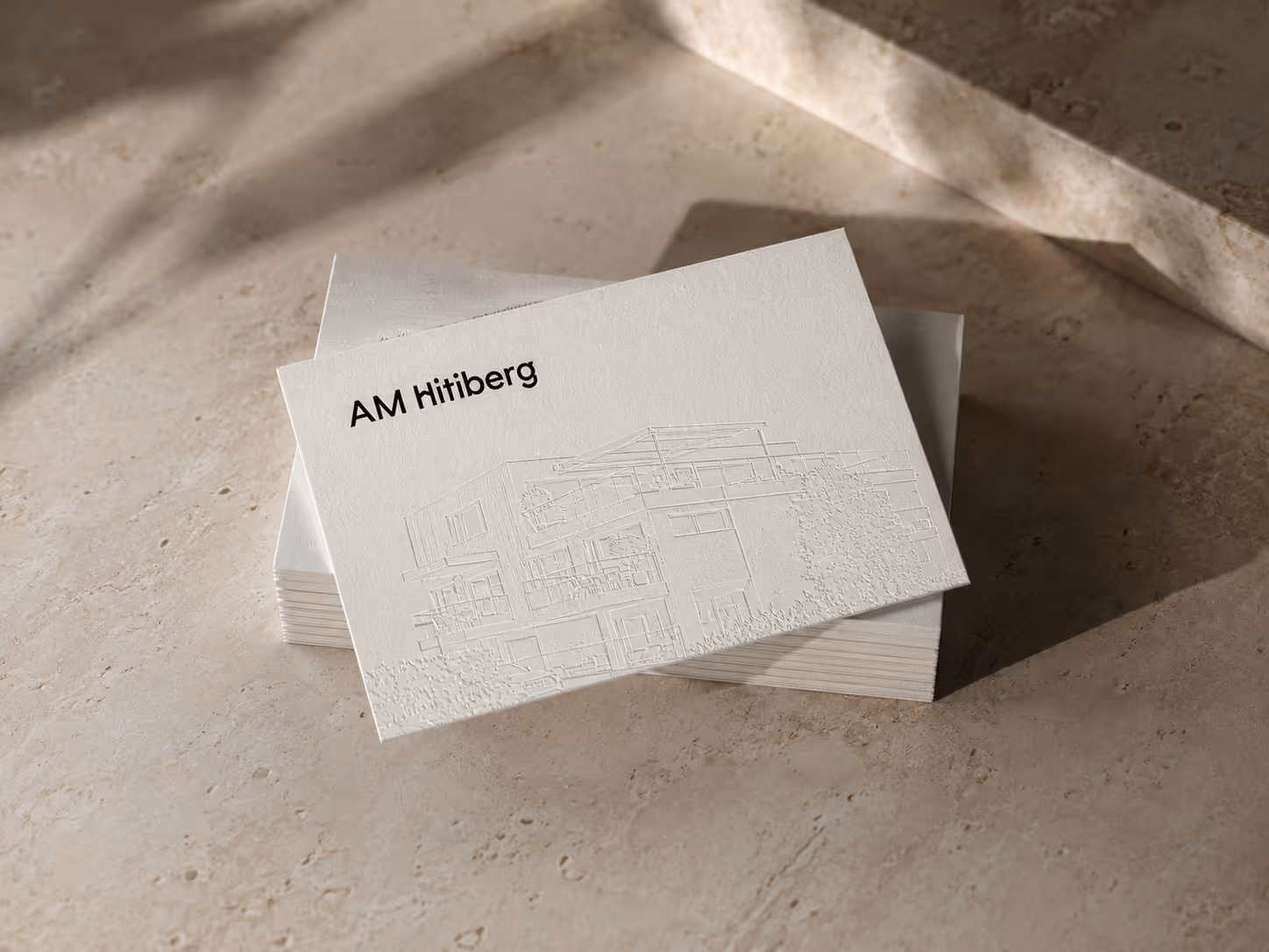 Site hoarding mockup