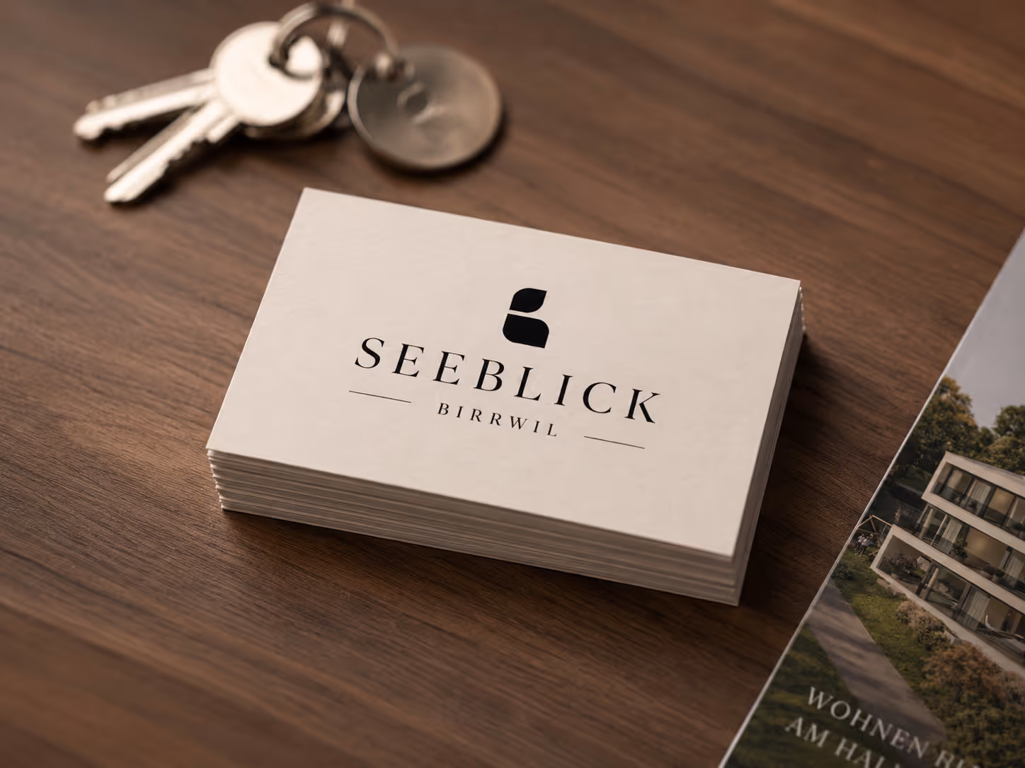 Site hoarding mockup