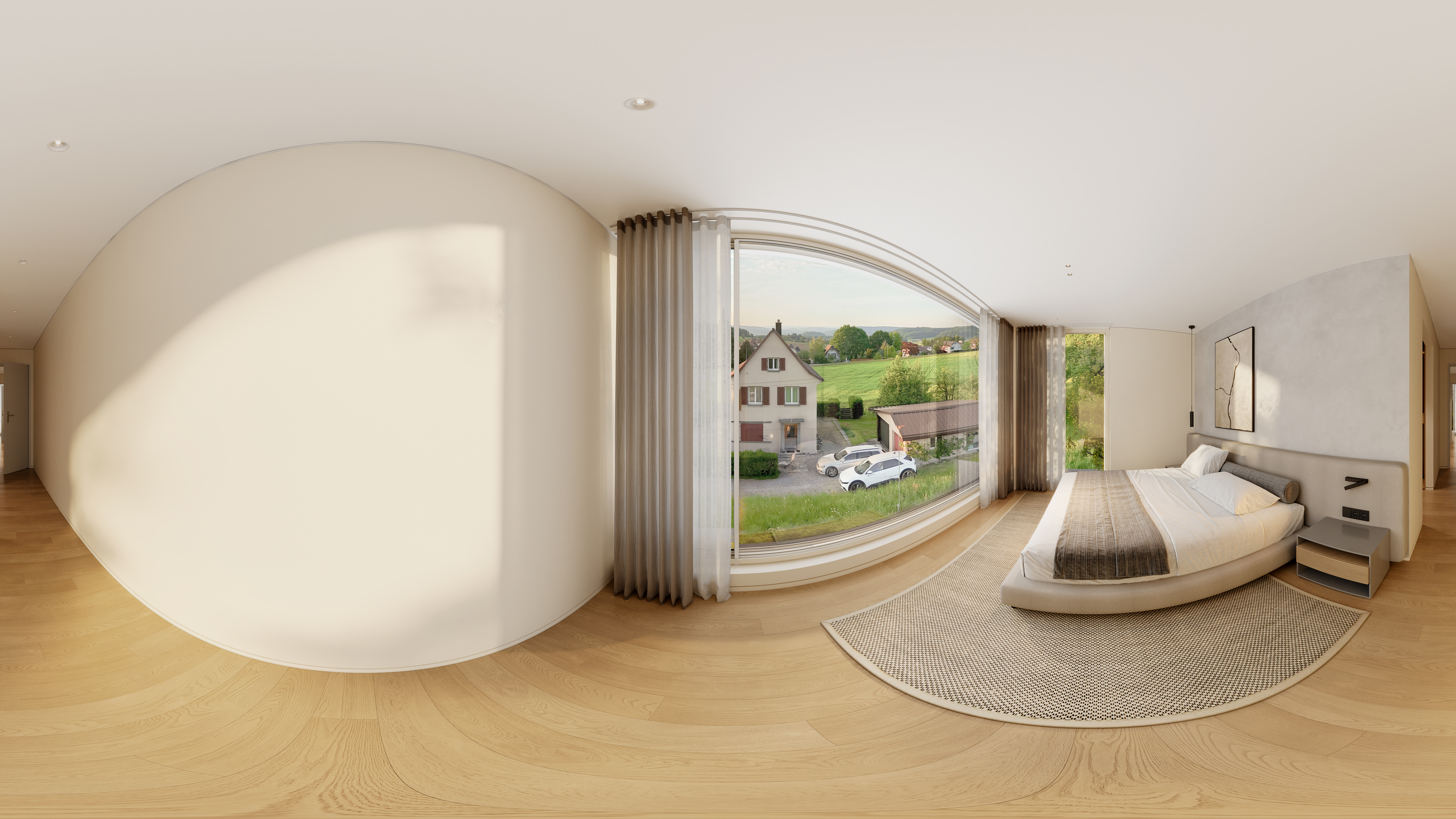Dürrenäsch — Bedroom in natural tones