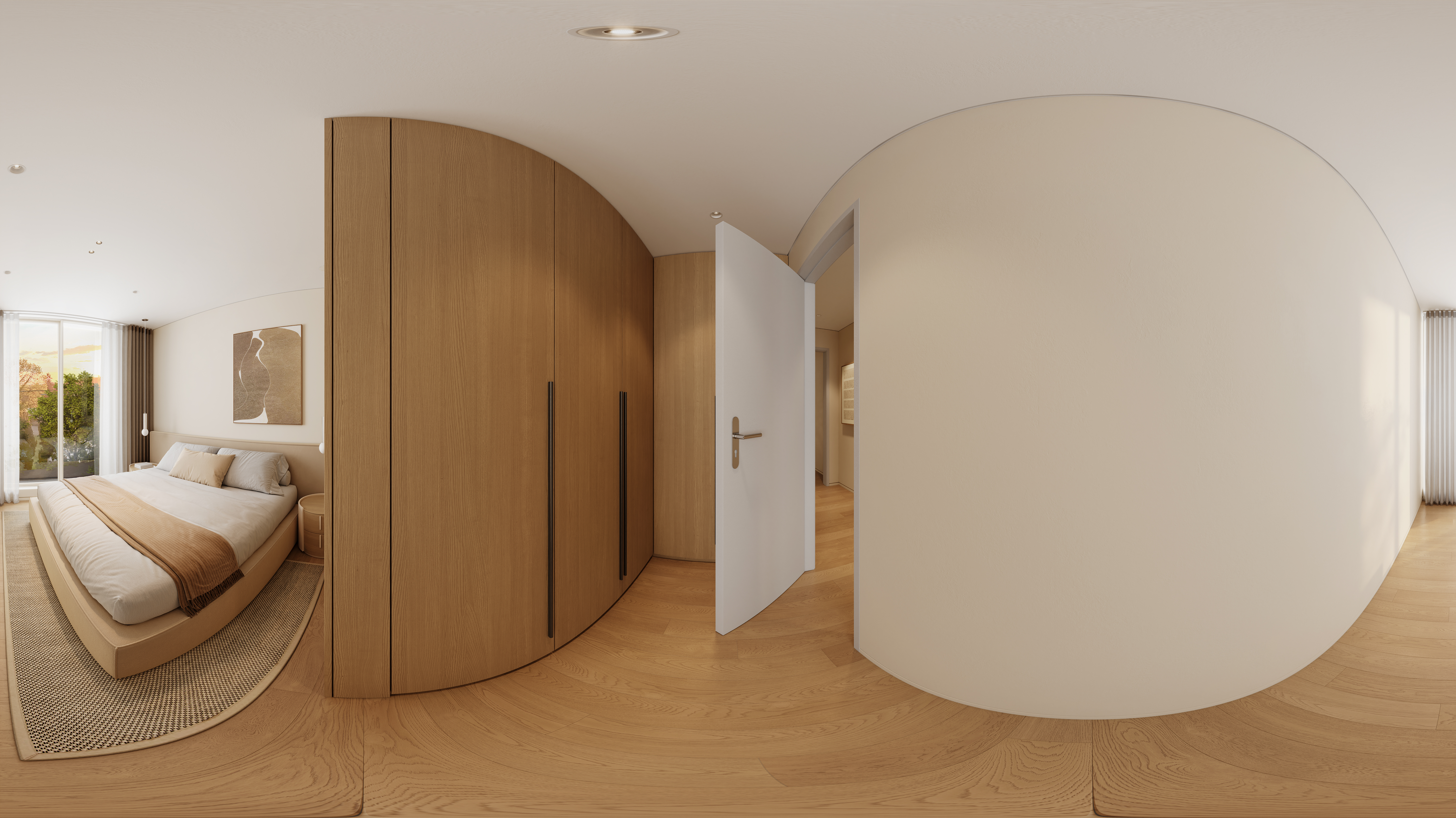 Dürrenäsch — Bedroom and fitted wardrobe