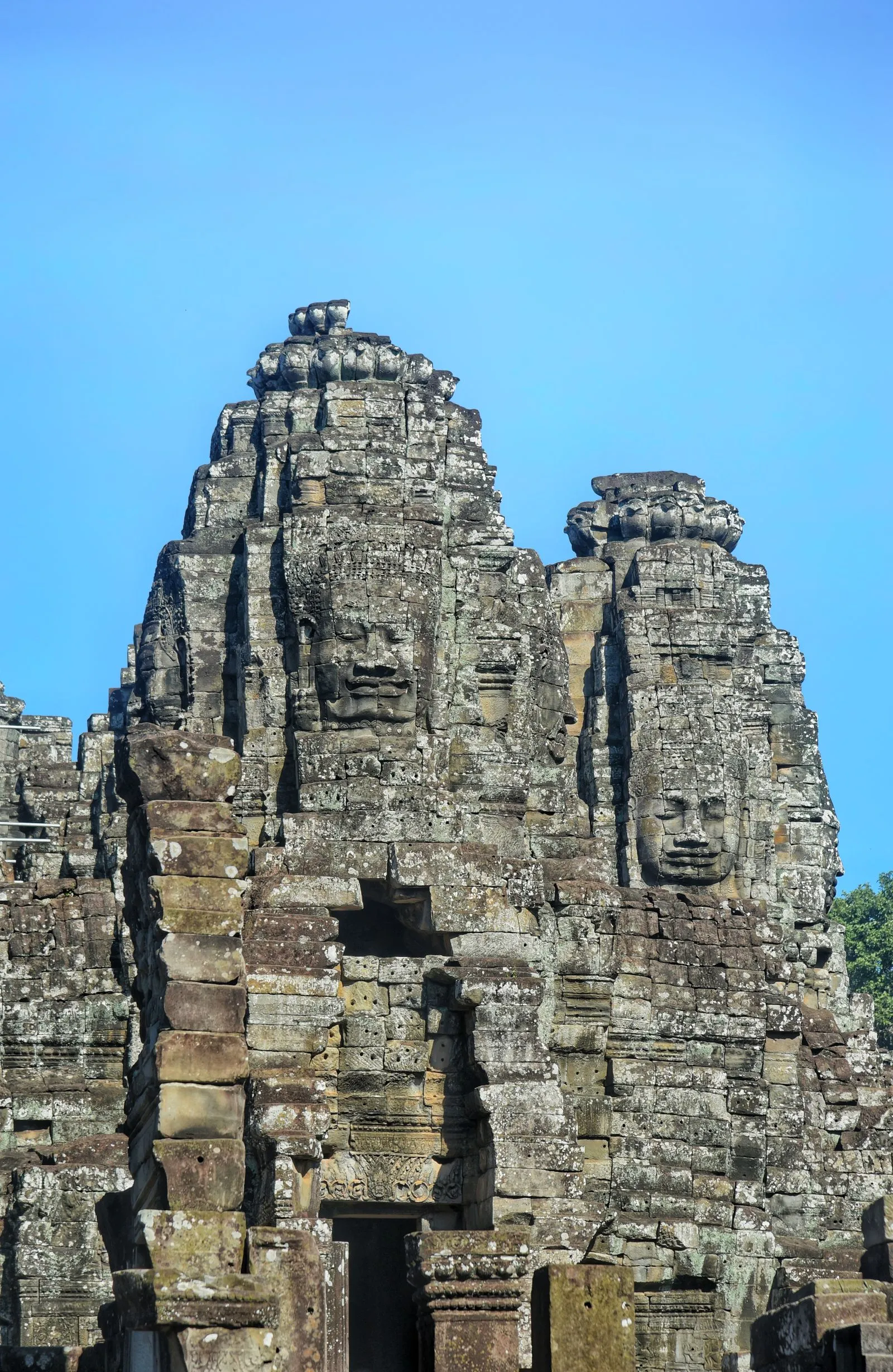 Templo Bayon en Angkor Thom, Camboya