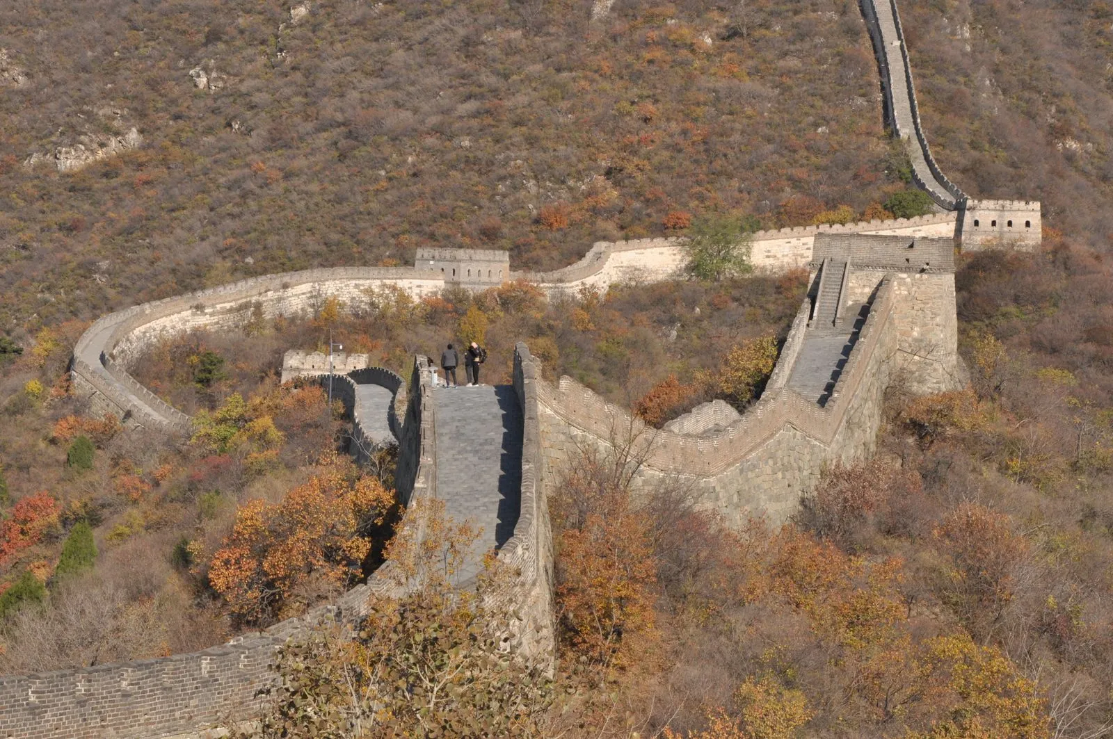 La Gran Muralla China en el tramo de Mutianyu
