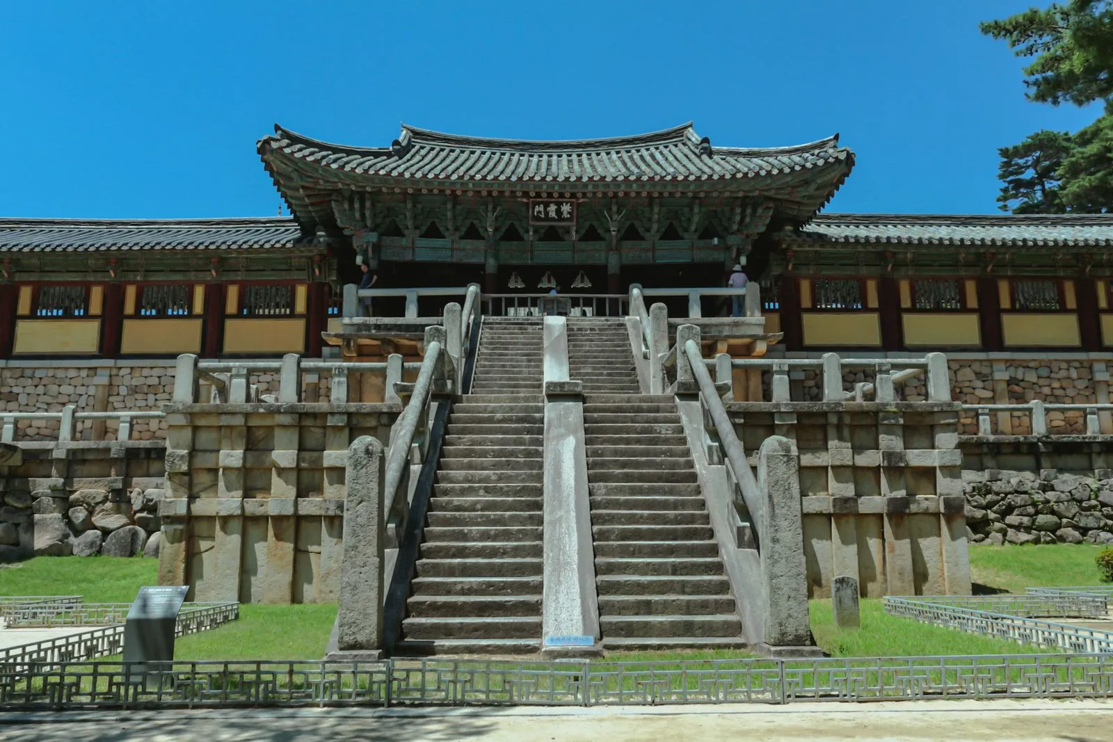 Templo Bulguksa en Gyeongju antes de partir hacia Busan, Corea del Sur