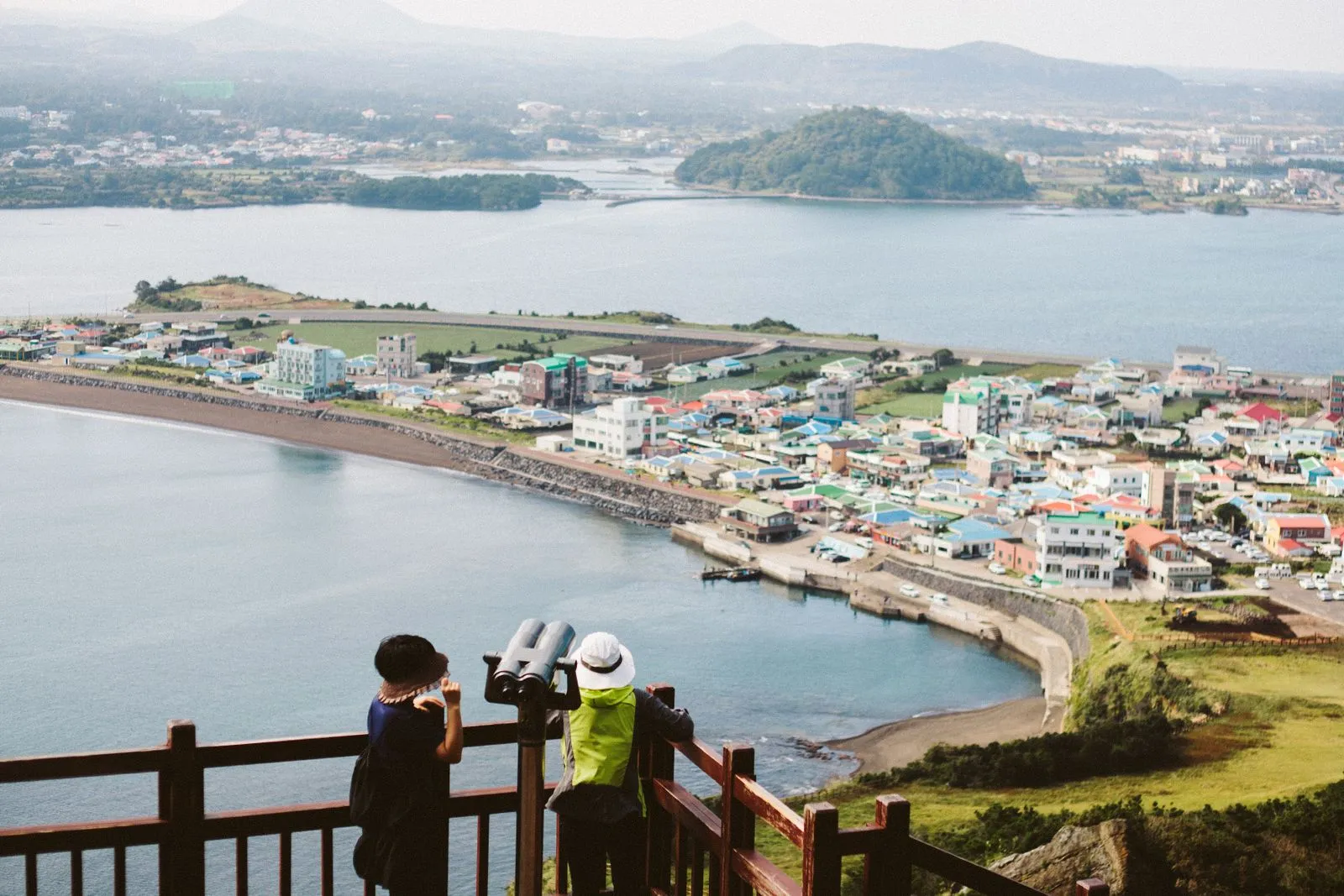 Pico Seongsan Ilchulbong en la isla de Jeju, Corea del Sur