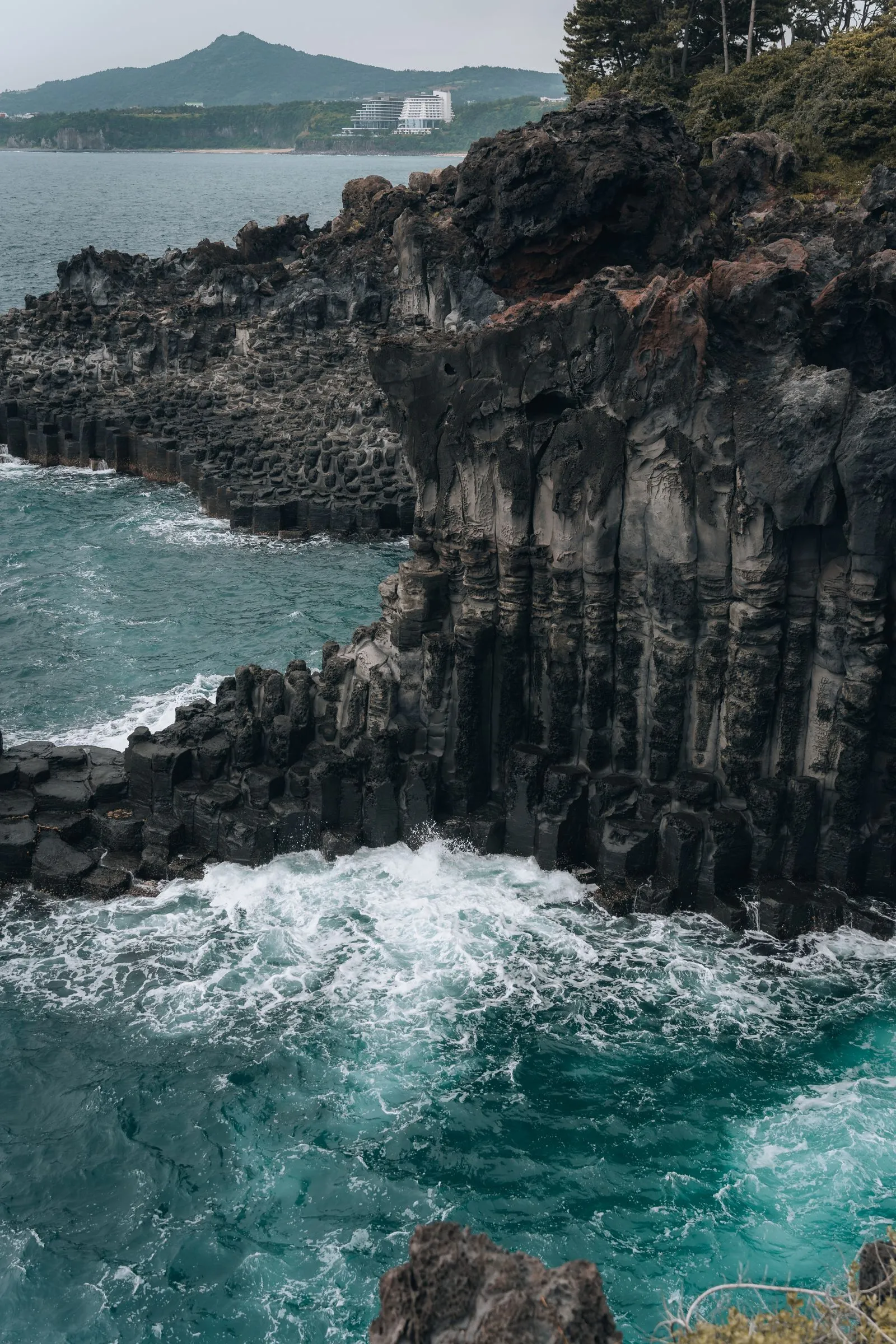 Llegada a la isla de Jeju, Corea del Sur