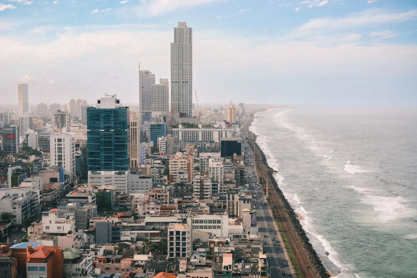 Llegada a Colombo, Sri Lanka