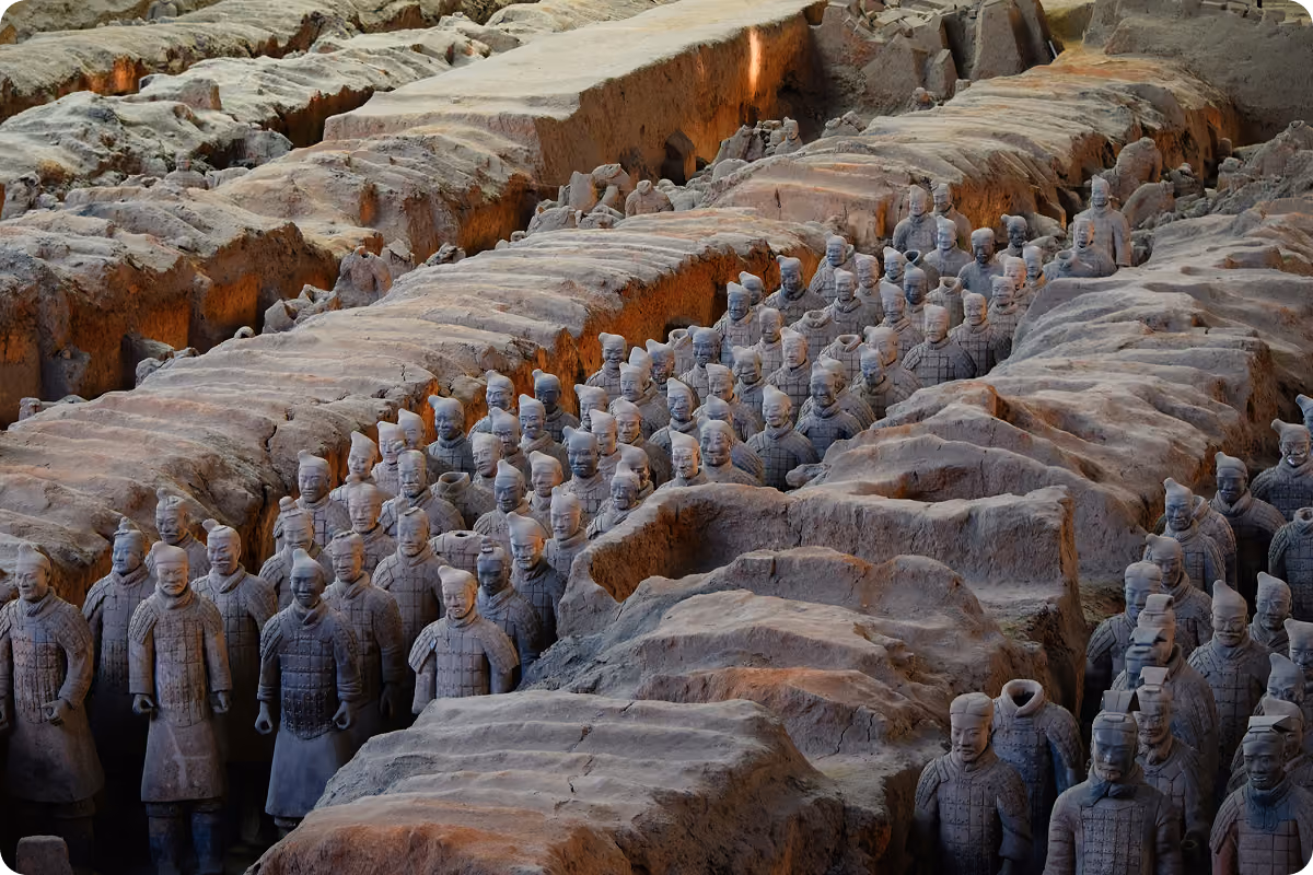 Guerreros de Terracota en Xi'an