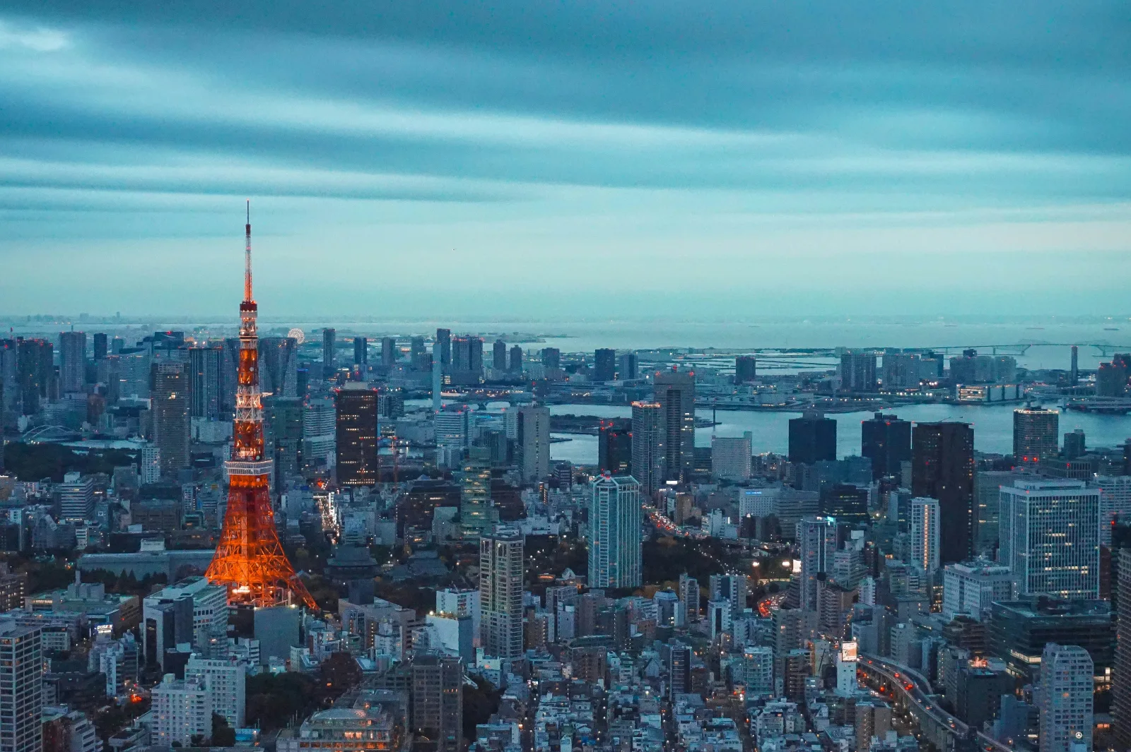 Llegada a Tokio, Japón
