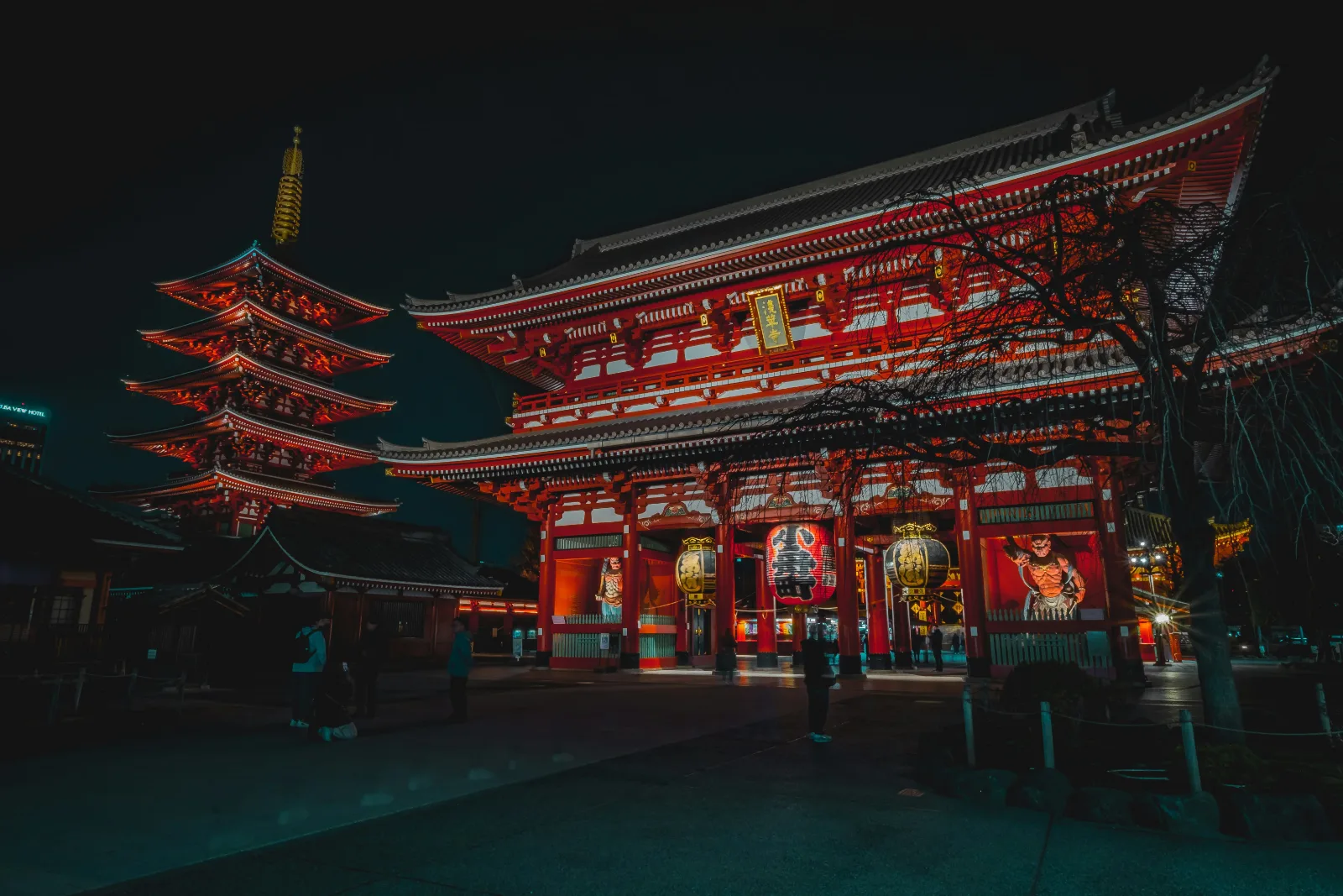 Templo Sensoji en el barrio de Asakusa, Tokio