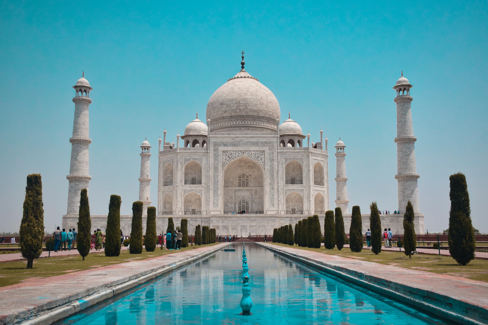 Taj Mahal en Agra, India durante el día