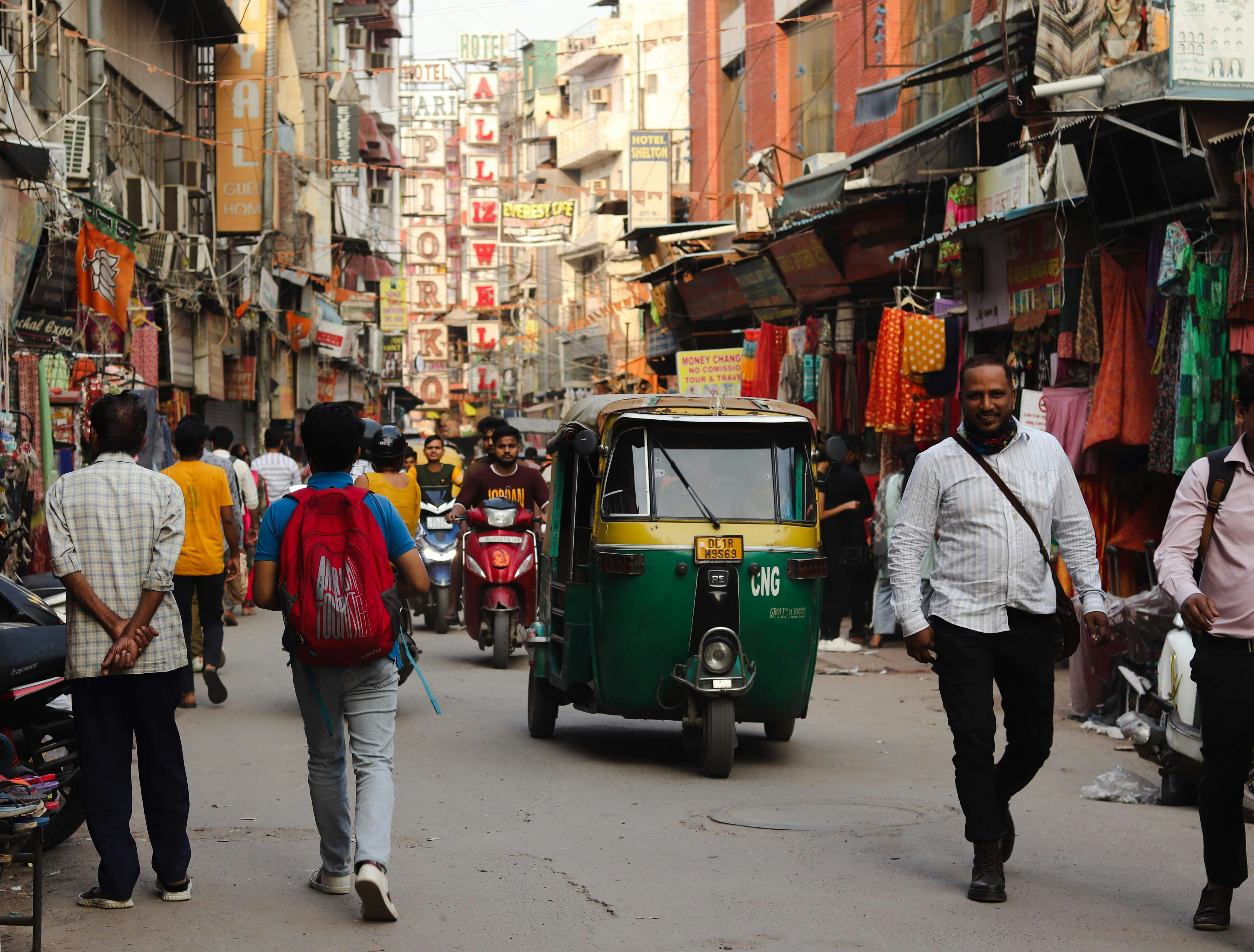 Calles de Delhi, India