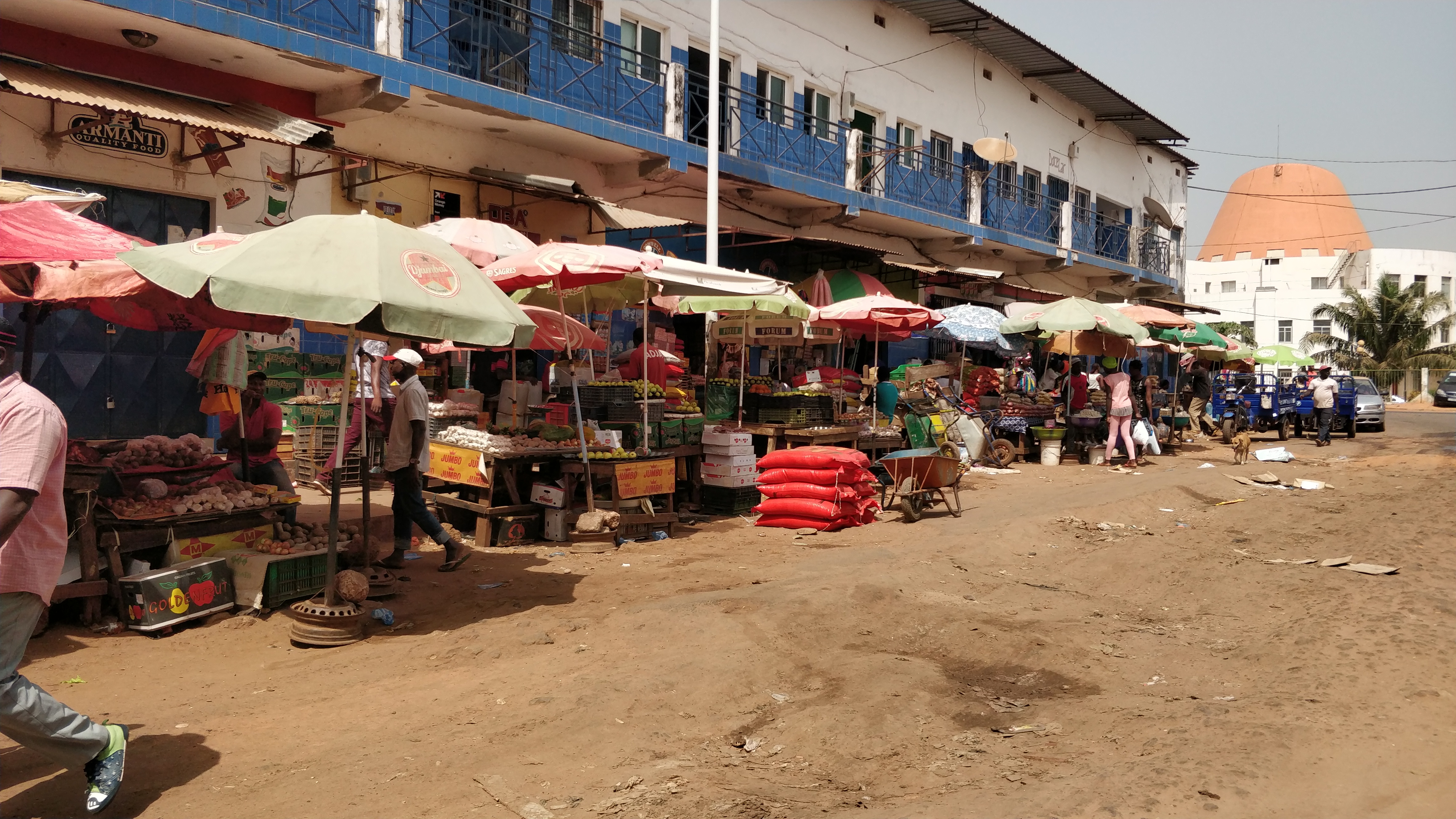 Mercado central de Bissau, Guinea-Bissau