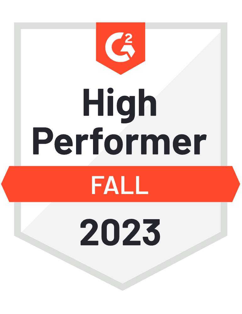 G2 High Performer Fall 2023