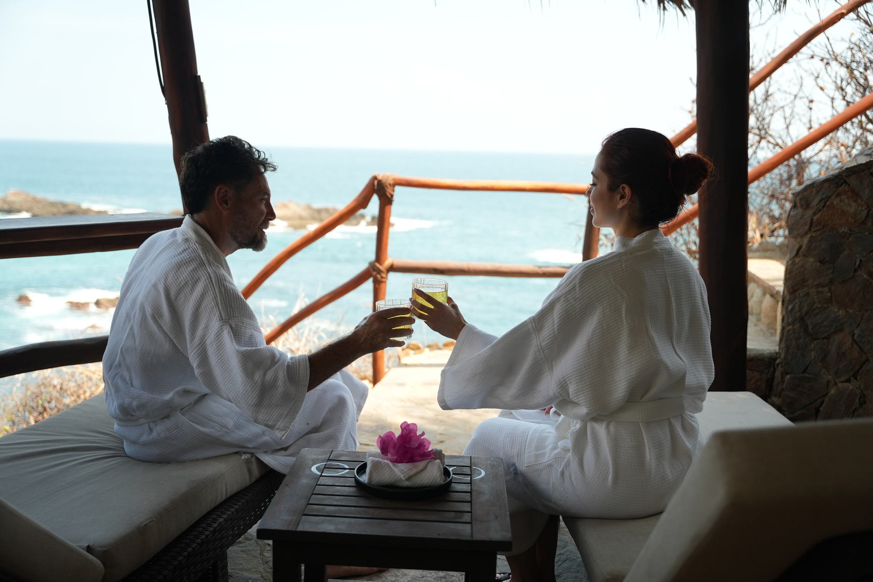 Massage by the ocean