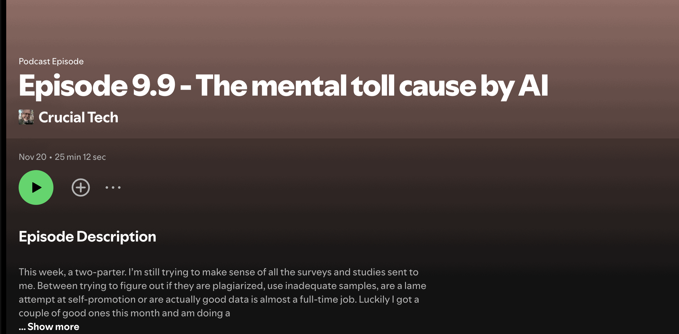 The Mental Toll Cause by AI