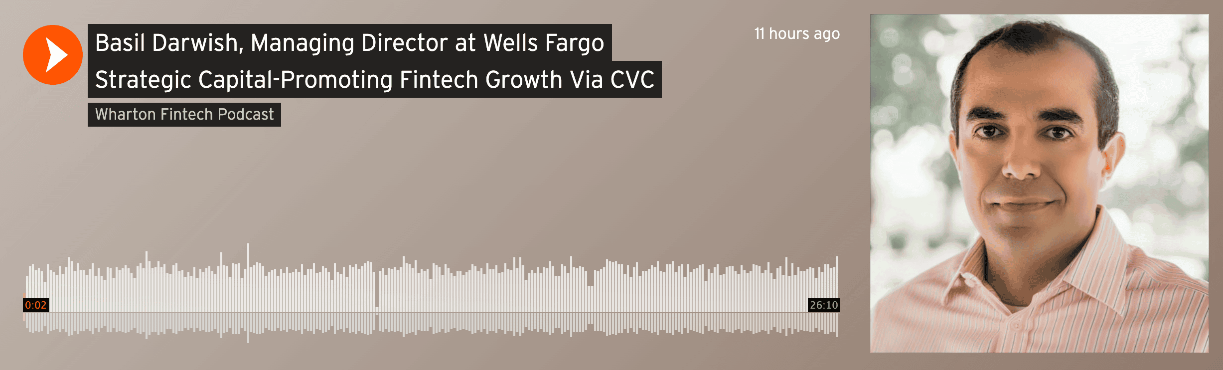 Basil Darwish, Managing Director at Wells Fargo Strategic Capital-Promoting Fintech Growth Via CVC