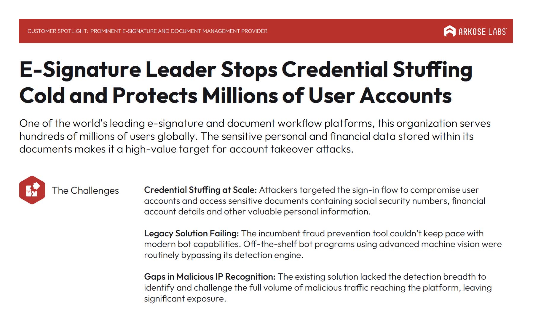esignature leader stops credential stuffing case study image