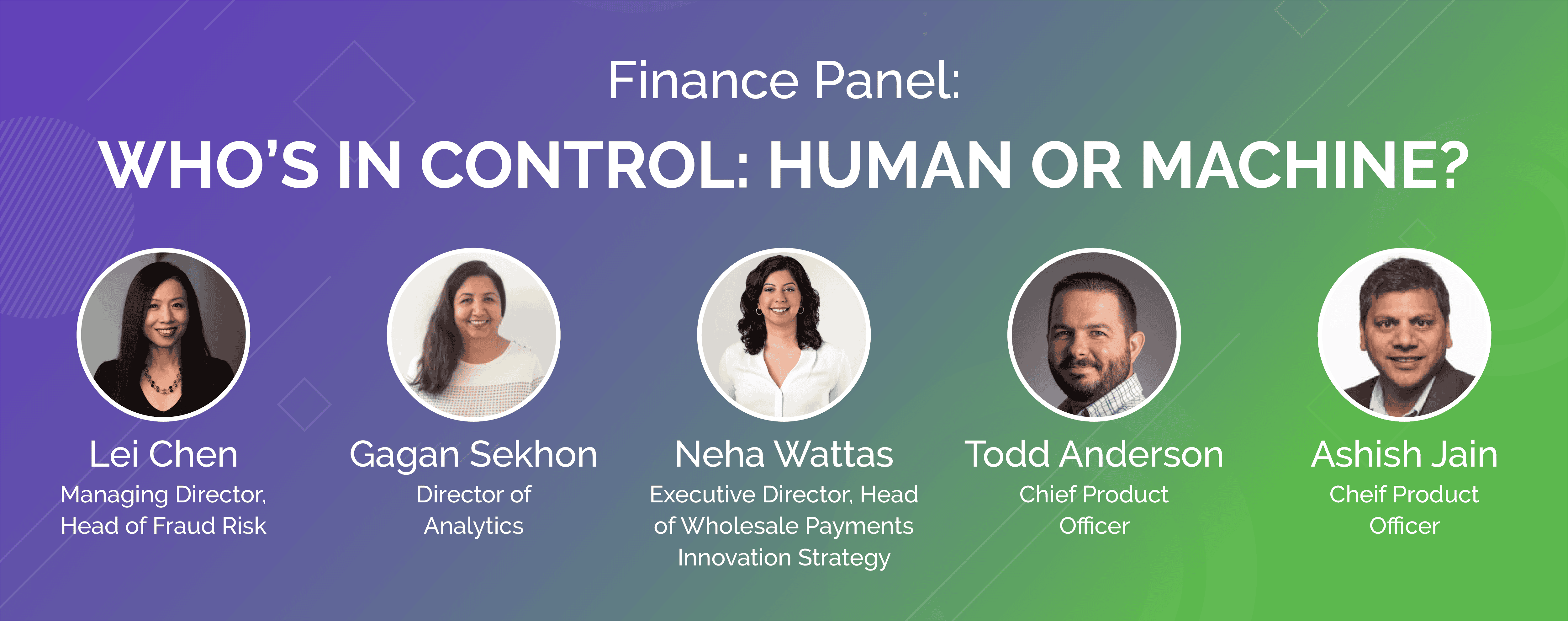Finance Panel: Who's in Control: Human or Machine webinar