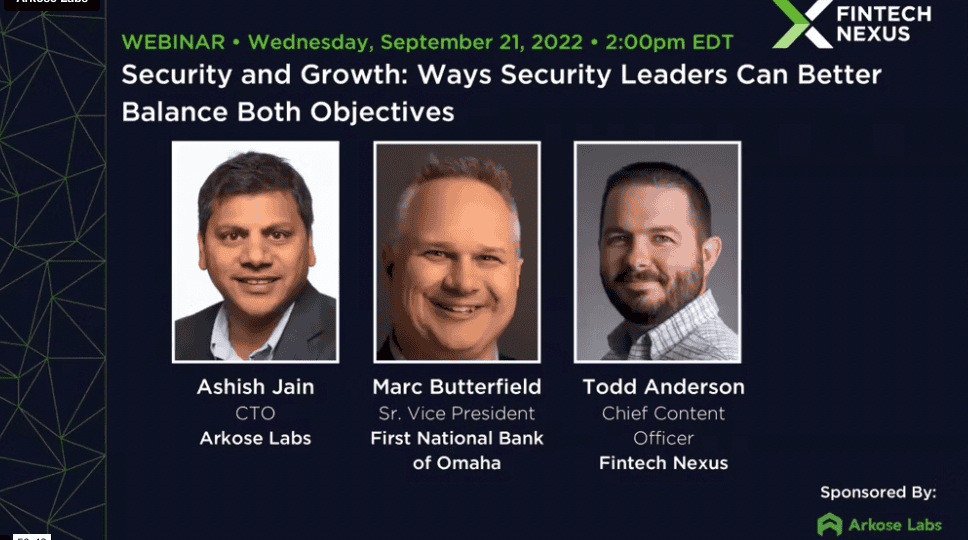 Webinar: Security and Growth: Ways Security Leaders Can Better Balance Both Objectives