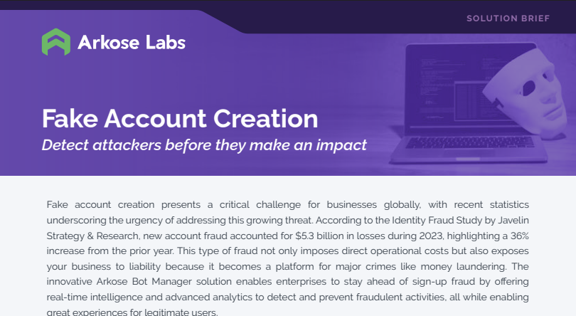 Fake Account Creation