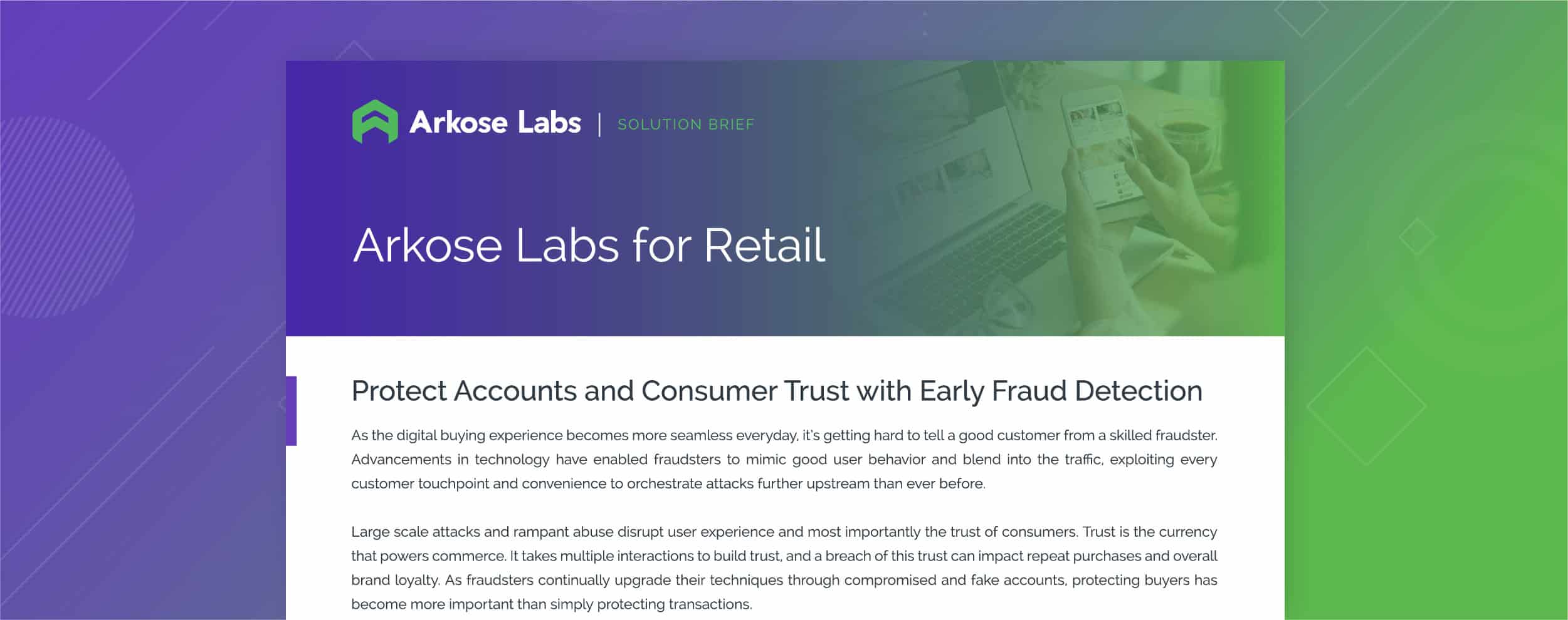 Arkose Labs for eCommerce Solution Brief