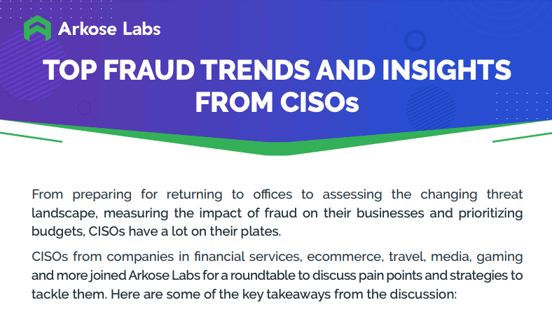 Listicle - Top Fraud Trends and Insights from CISOs