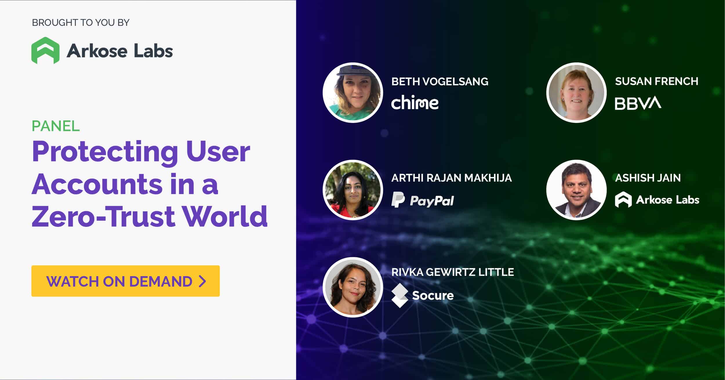 Protecting User Accounts in a Zero-Trust World webinar