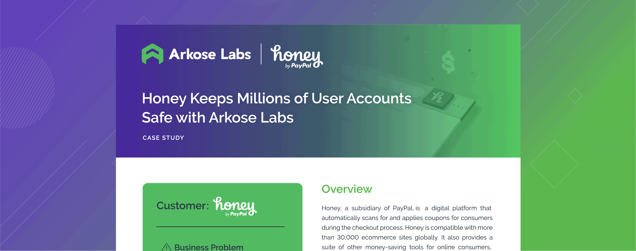 Honey Keeps Millions of User Accounts Safe with Arkose Labs