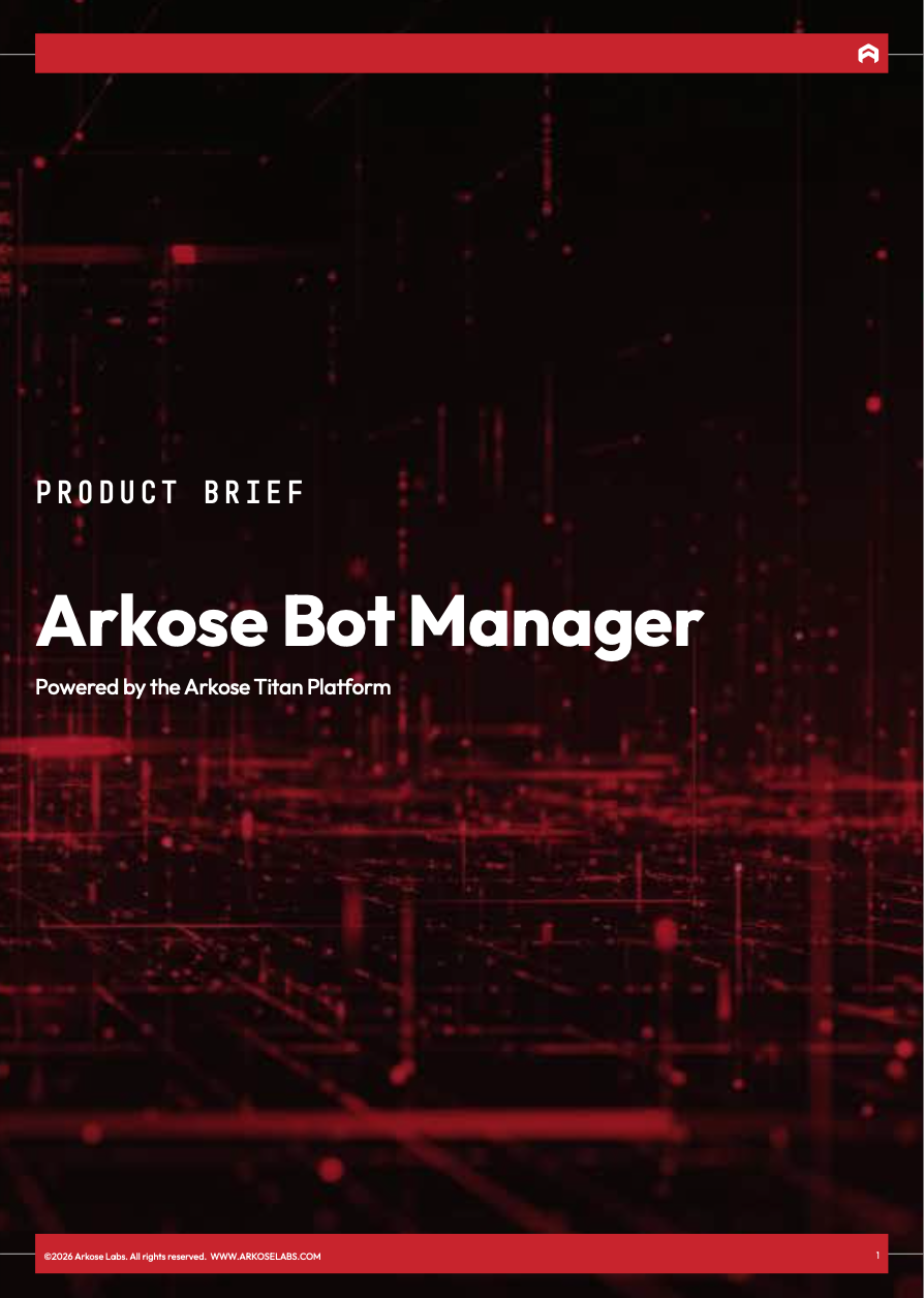 Arkose Bot Manager Brief