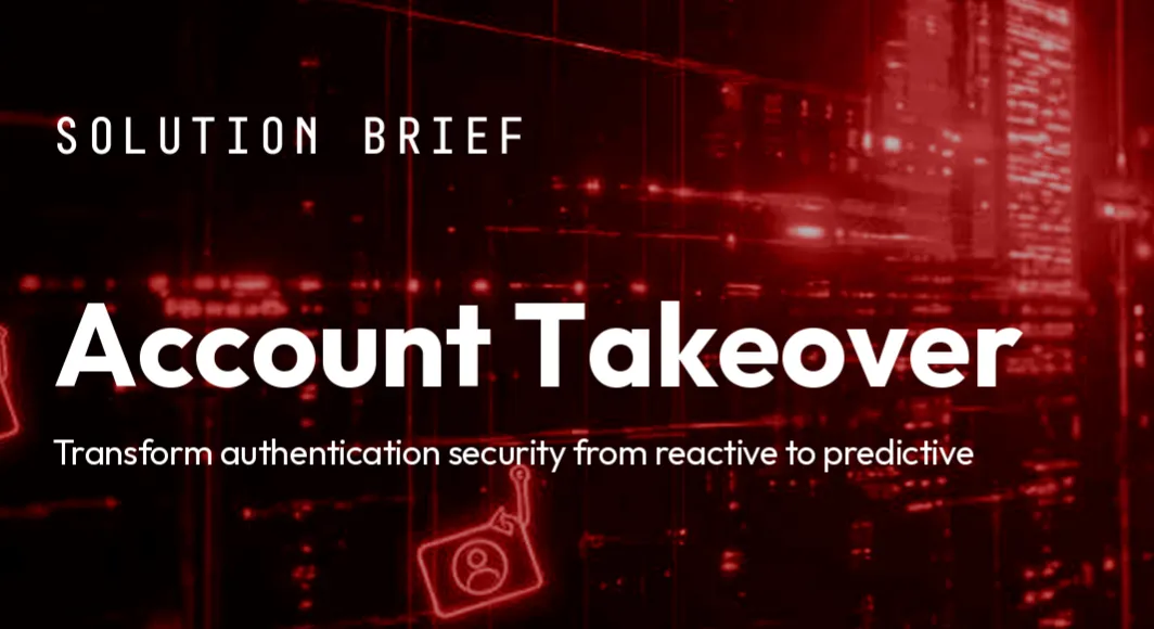 Account Takeover Solution Brief cover