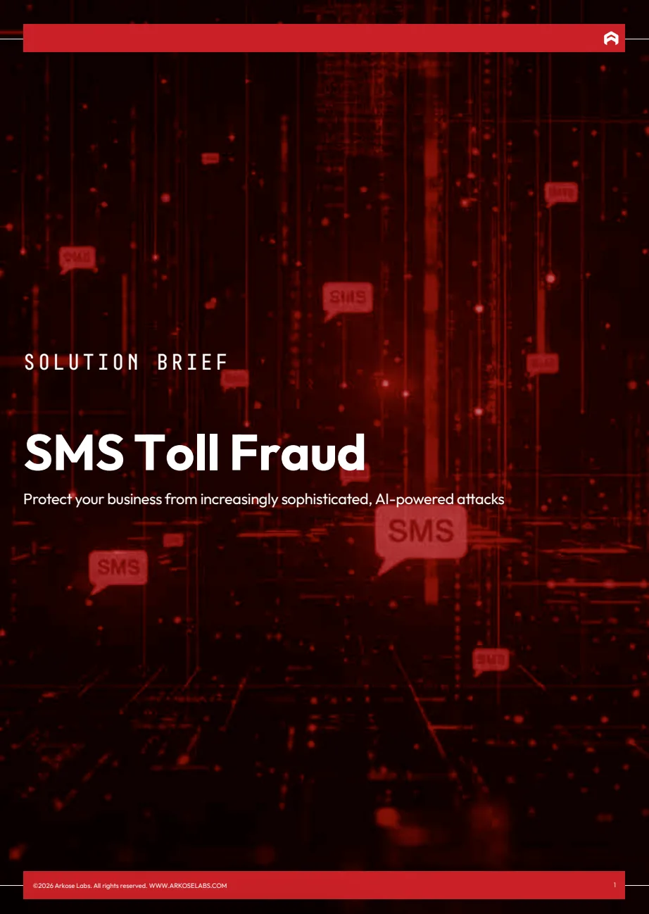 SMS Toll Fraud Solution Brief cover