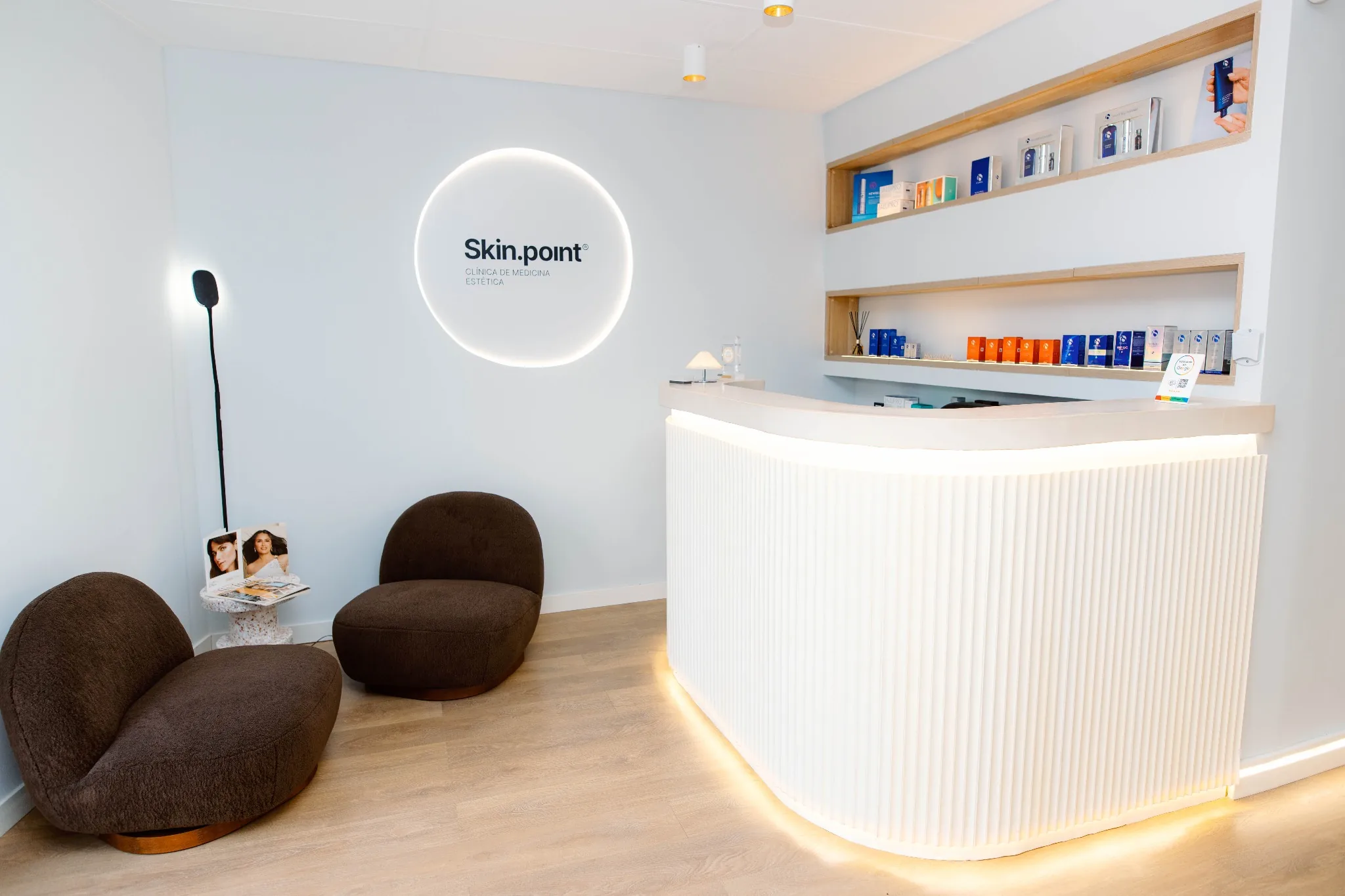 Recepción de Clínica Skin.point® en Barcelona