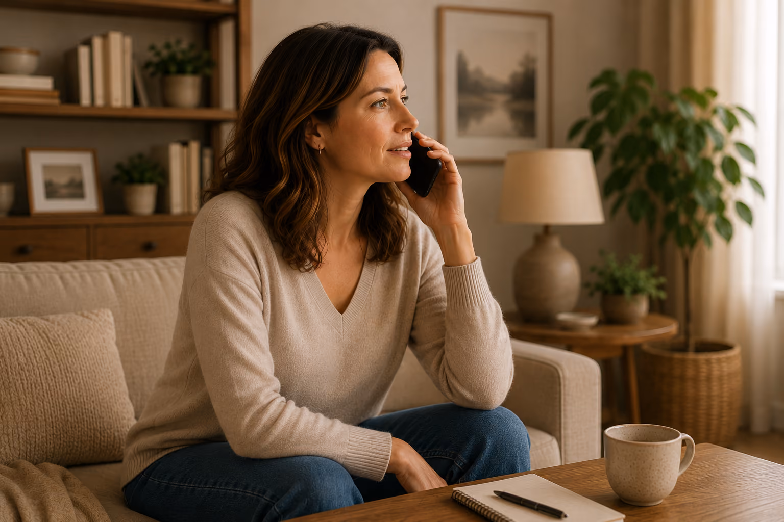 Initial coaching conversation between Shelly and a client.
