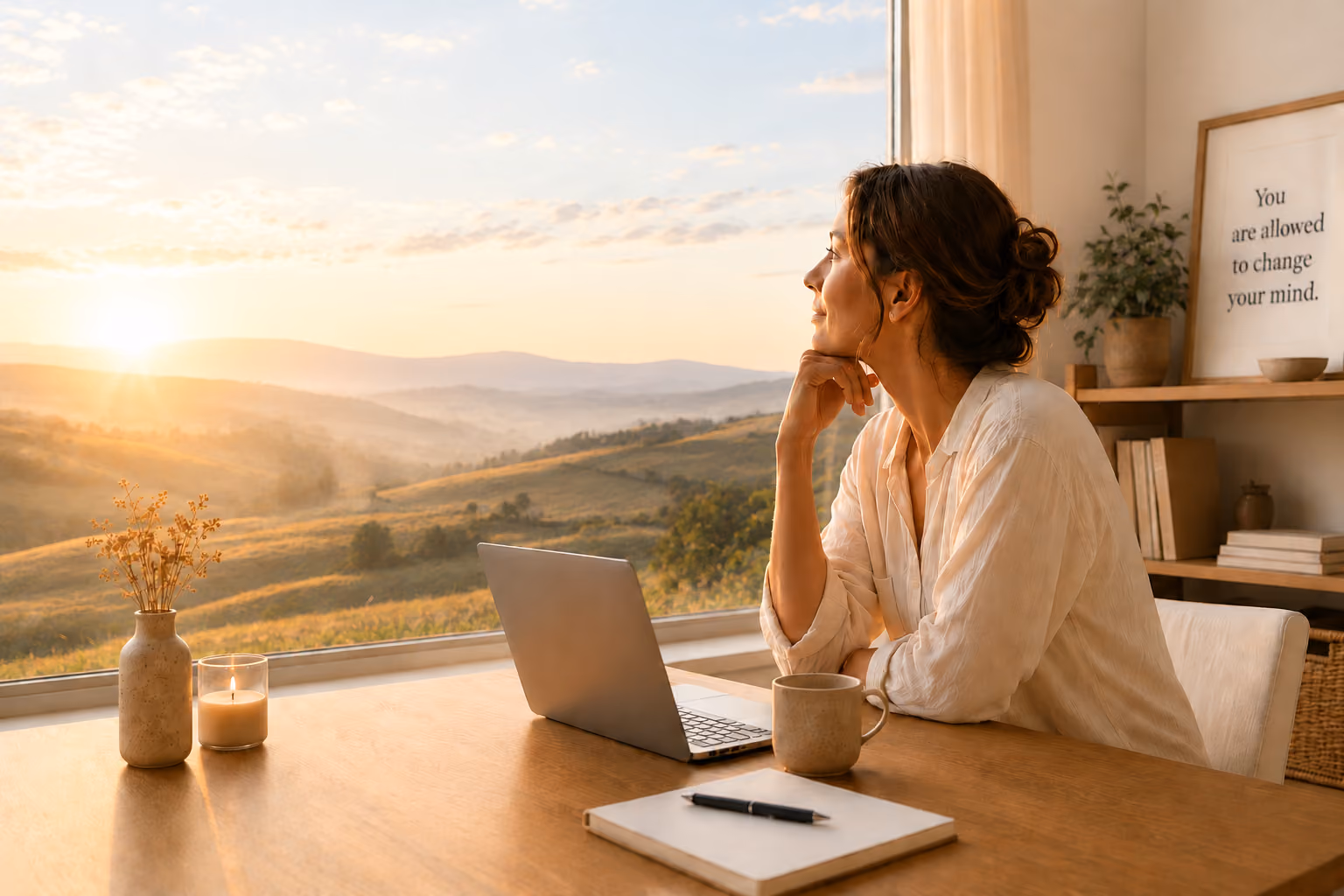 Woman receiving personalized life coaching guidance.
