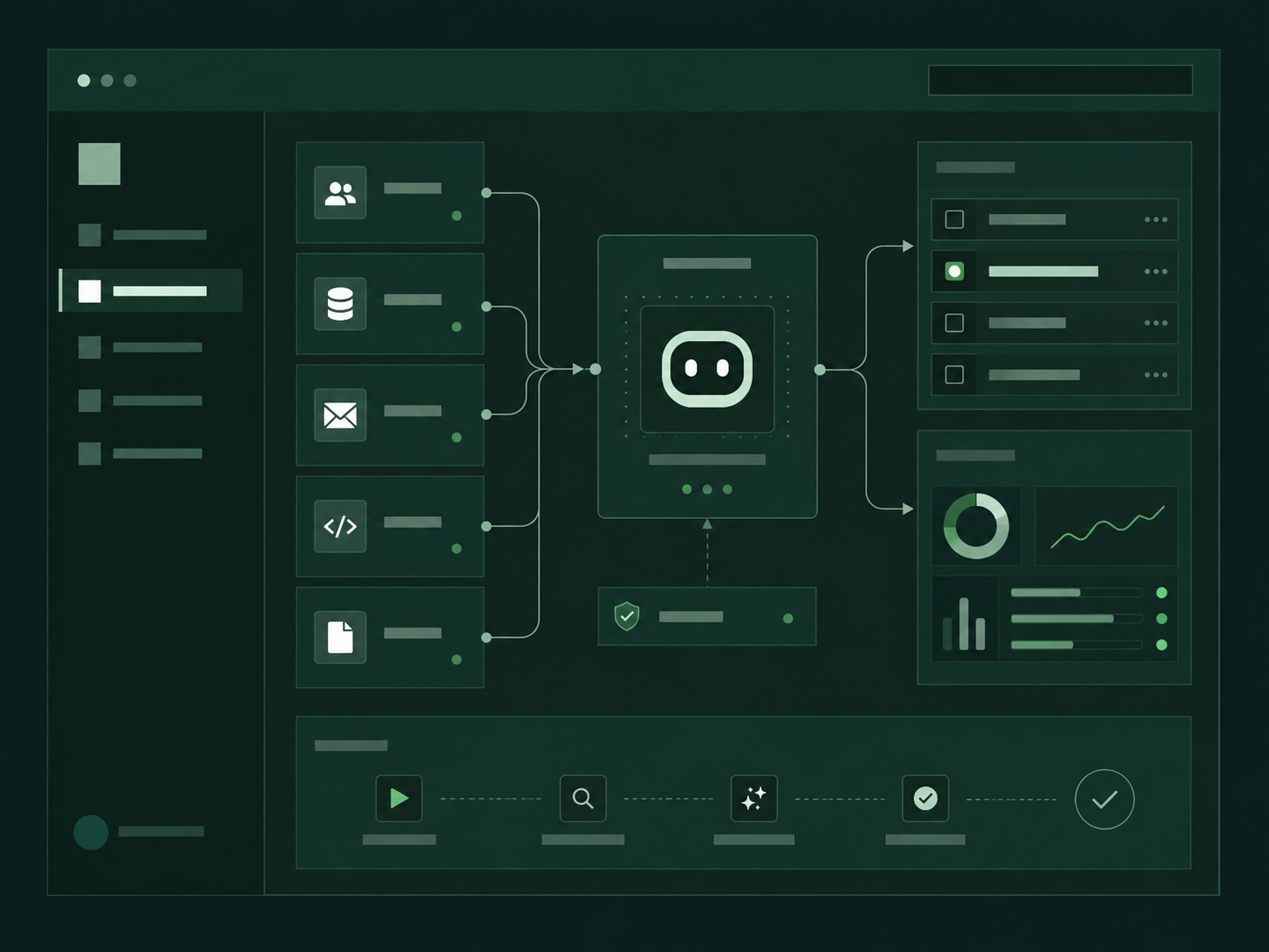 Interface d'un logiciel métier conçu par Stratos
